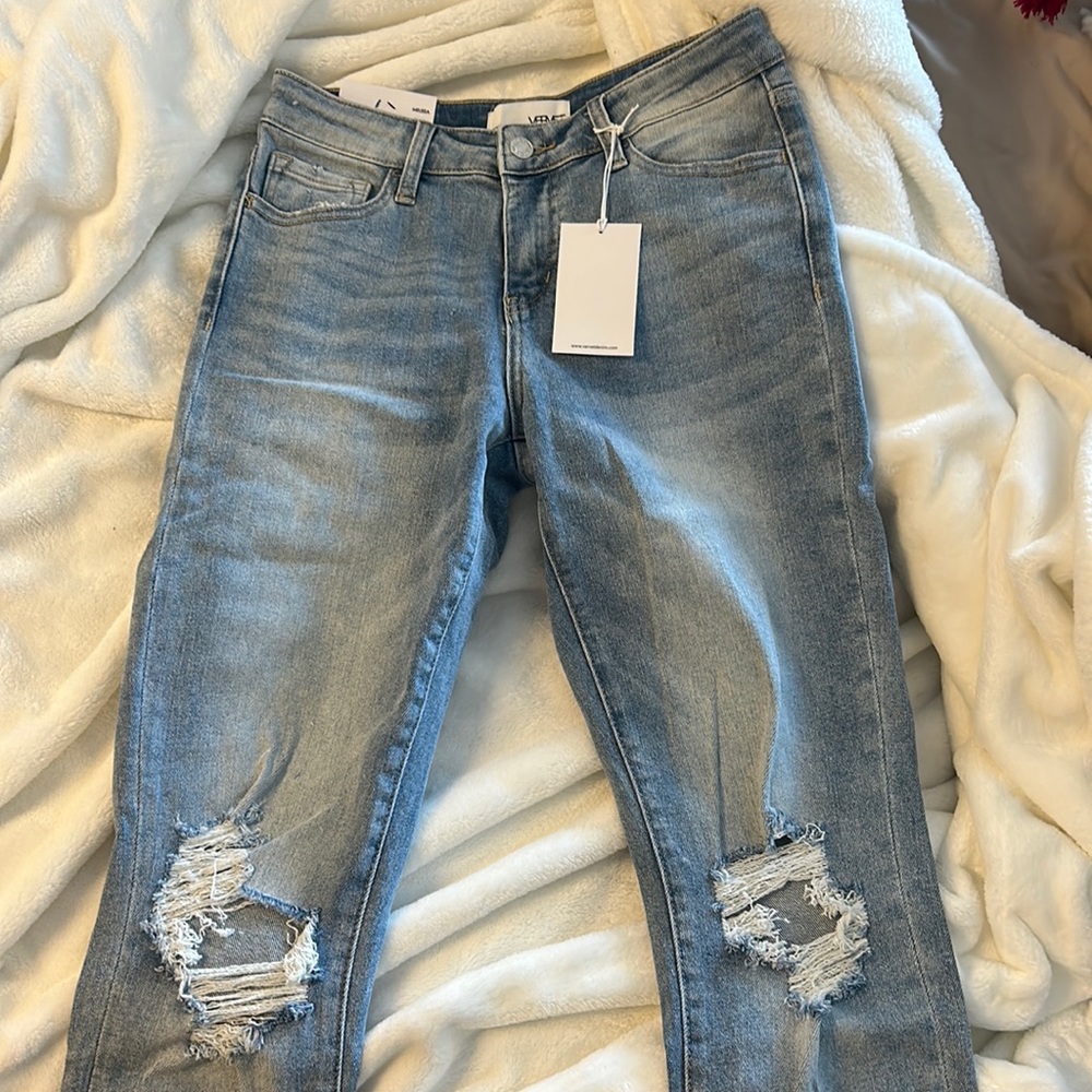 straight leg jeans